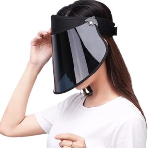 WITHMOONS Sun Visor Face Shield UV Protection Simple Hat Full Face Shield Sunblock