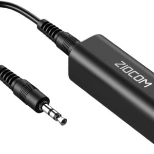 ZIOCOM Ground Loop Noise Isolator, Noise Filter, Eliminate The Buzzing Noise for Your Car Audio System/Home Stereo with Jack 3.5mm Audio Ca…