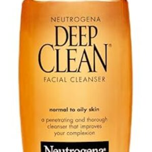 Neutrogena Deep Clean Daily Facial Cleanser with Beta Hydroxy Acid for Normal to Oily Skin, Alcohol-Free, Oil-Free & Non-Comedogenic, 6.7 f…
