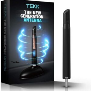 Tekk Short Antenna Compatible with 1999-2025 Tundra/Designed for Optimized FM/AM Reception / 4.8 Inches