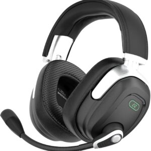 A-Rise – Pro Esports ANC Gaming Headset – Noise Cancelling Flip-to-Mute Microphone – Hand Made – Interchangeable Ear Pads – Mobile App – PC…