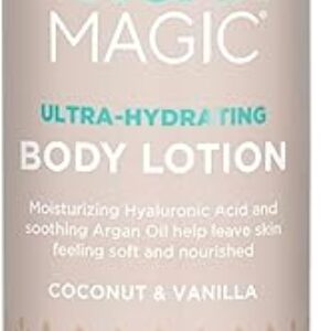 Argan Magic Ultra-Hydrating Coconut & Vanilla Body Lotion with Hyaluronic Acid for Dry Skin – Nourishes Skin, Restores Moisture, Smooths & …