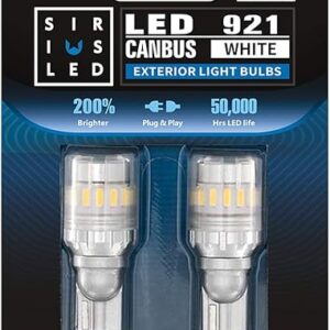 SIR IUS LED – FT- 921 922 579 LED Canbus Reverse Backup Trunk Light Bulb for Car Truck Super Bright High Power 3030+4014 SMD White 6500K Pa…