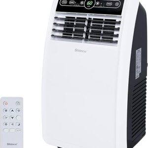 Shinco 8,000 BTU Portable Air Conditioner, AC Unit with Built-in Cool, Dehumidifier & Fan Modes for Room up to 200 sq.ft, Conditioner Remot…
