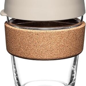 KeepCup 12oz Reusable Coffee Cup. Toughened Glass Cup & Natural Cork Band. 12-Ounce/Medium, Filter – BFIL12