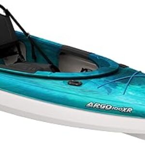 Pelican Argo 100XR – Premium Sit-in Recreational Kayak – Lightweight one Person Kayak – 10 ft – Aquamarine