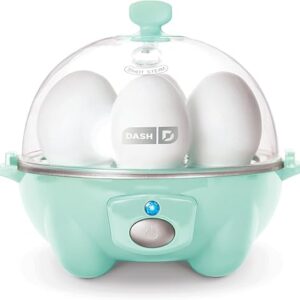 DASH Rapid Egg Cooker: 7 Egg Capacity Electric Egg Cooker for Hard Boiled Eggs, Poached Eggs, Scrambled Eggs, or Omelets with Auto Shut Off…