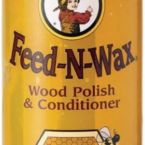 Howard Products Feed-N-Wax Wood Polish & Conditioner, 8 oz, Orange
