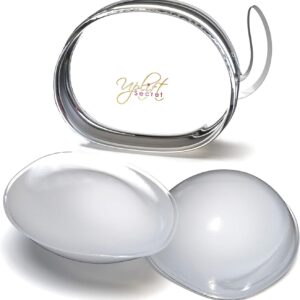Uplift Secret Silicone Bra Inserts – Clear Gel Push Up Breast Pads – Bra Padding Bust Enhancer