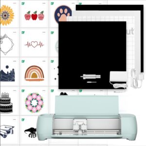 Cricut Explore 3 & Digital Content Library Bundle – Includes 30 Images in Design Space App – 2X Faster DIY Cutting Machine for All Crafts, …