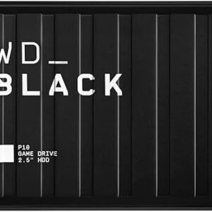 WD_BLACK 5TB P10 Game Drive, Portable External Hard Drive, Works with Playstation, Xbox, & PC – WDBA3A0050BBK-WESN