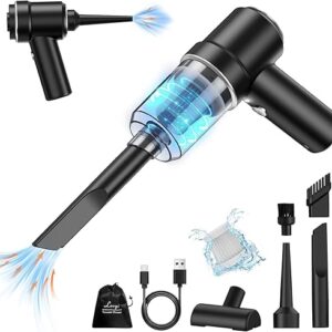 Cordless Mini Vacuum with LED – 2 in 1 Electric Air Duster & Portable Car, Home & Office Cleaner