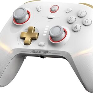 GameSir Cyclone 2 Multiplatform Wireless Controller- TMR Electromagnetic Joysticks&Hall Effect Switch triggers,6-axis Gyro Gaming Controlle…