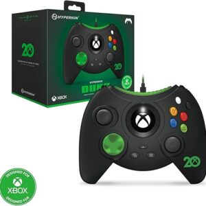 Hyperkin Duke Wired Controller for Xbox Series X|S/Xbox One/Windows 10 (Xbox 20th Anniversary Limited Edition) (Black) – Officially License…