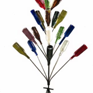 The Southern Pine Bottle Tree | Outside Yard Garden Decor | No Assembly Required | Displays 21 Bottles | 5 ft (60″) Tall | Heavy Duty Solid…