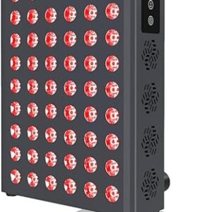 Hooga Red Light Therapy for Face and Body, Red Near Infrared Light with Timer and Stand. 60 Dual Chip LEDs. Flicker Free Clinical Grade Pan…