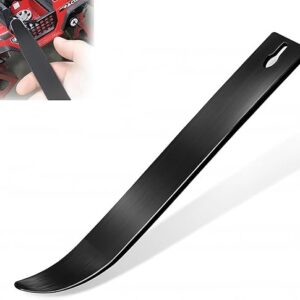4140 Pry Bar Trim Removal Tool, Metal Car Panel Removal Pry Tool, Auto Parts Door Dash Panel Trim Puller Window Popper, Black