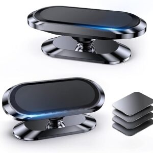 【2-Pack】 Magnetic Phone Holder for Car Dash【Strong Magnet】 Magnetic Car Phone Holder Mount 【4 Plate】 Phone Holders for Your Car Phone Mount…
