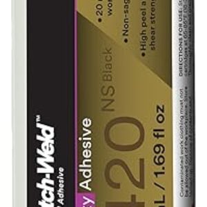 3M Scotch-Weld Epoxy Adhesive DP420, Black, Two-Part Epoxy Structural Adhesive, High Impact and Fatigue Resistant, Maintains Bond Strength,…