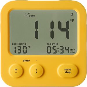 Combustion Display — for use with Eight-Sensor Combustion Predictive Thermometer — Rugged Timer/Controller – Boosts Bluetooth Signal – Show…