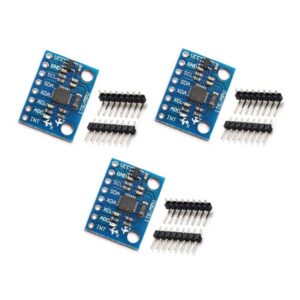 HiLetgo 3pcs GY-521 MPU-6050 MPU6050 3 Axis Accelerometer Gyroscope Module 6 DOF 6-axis Accelerometer Gyroscope Sensor Module 16 Bit AD Con…