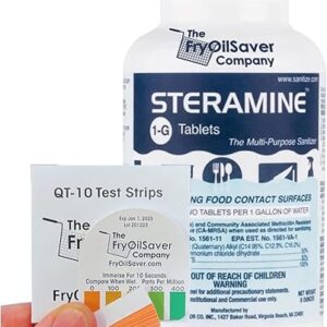 Steramine Sanitizer Tablets with Test Strips