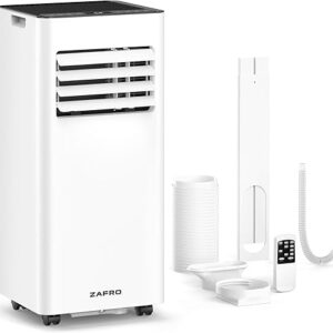 ZAFRO 8,000 BTU Portable Air Conditioners, 4 Modes Portable AC Unit with Fast Cooling/Energy Saving/Remote Control/24Hrs Timer for Bedroom/…