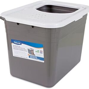 Petmate Enclosed Cat Litter Boxes – Top Entry Cat Litter Box Enclosure with Filter Lid, Made in USA