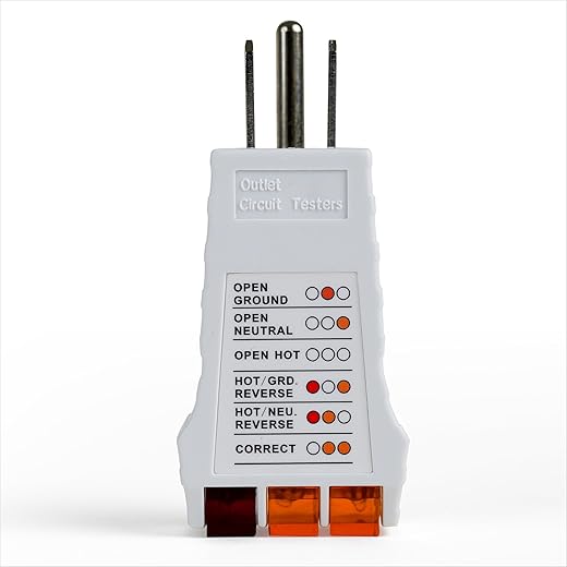 Grounding Outlet Tester for Electrical Assessment