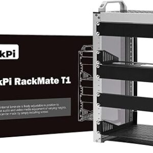 GeeekPi 8U Server Cabinet, 10 inch Server Rack for Network, Servers, Audio, and Video Equipment, DeskPi RackMate T1 Rackmount