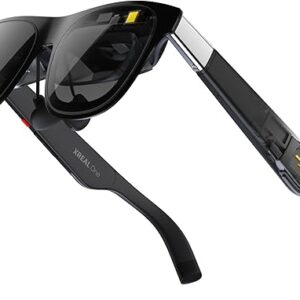 XREAL One AR Glasses with X1 Chip, Native 3 DoF, 147″ 50°FOV 120Hz HD Display, Renowned Audio, 3 Adjustable Lens Transparency, Smart Glasse…