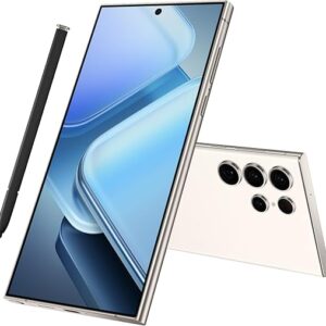 C24 Ultra 5G Unlocked Cell Phone, 6+256GB Smartphone, Android 13.0, 48+108MP Zoom Camera, Build in Pen,Long Battery Life 6800mAh, Dual SIM,…