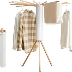 Clothes Drying Rack Tripod,Laundry Hanger Dryer Rack,Portable Drying Rack,Foldable Drying Rack-Drying Rack Clothing Laundry Bedroom Househo…
