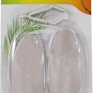 Penn-Plax Bird-Life (BA655) Natural E Cuttlebones | Enriched with Omega 3 and Vitamin B1 | Great for All Birds | 2 Cuttlebone Treats per Pa…