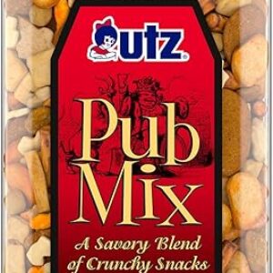 Utz Pub Mix, 42 Oz. Barrel, Savory Snack Mix with a Blend of Crunchy Flavors for a Tasty Party Snack, Resealable Container, Trans-Fat Free …