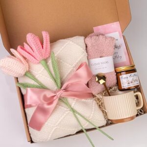 Birthday Gifts for Women, Self Care Gifts Get Well Soon Gifts Package, Relaxing Care Package, Birthday Gift Basket for Women, Happy Birthda…