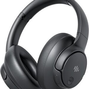 Active Noise Cancelling Wireless Over Ear Bluetooth Headphones with Microphone, Transparency Mode, 70H Playtime, Hi-Res Audio, Deep Bass, B…