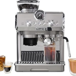 De’Longhi La Specialista Arte Evo Espresso Machine with Cold Brew, Manual Milk Frother, Barista Kit for Latte, Cappuccino, Built-in Grinder…