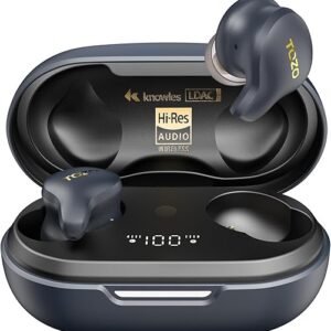 TOZO Golden X1 Wireless Earbuds Balanced Armature Driver and Hybrid Dynamic Driver, Bluetooth Headphones OrigX Pro, LDAC & Hi-Res Audio Wir…