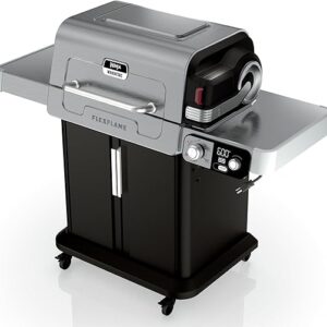 Ninja FlexFlame, Grill and Smoker, Electric and Propane Grill, Roaster, BBQ Grill, 5-in-1 Cooking System, 3 Burner, Digital Control, Outdoo…