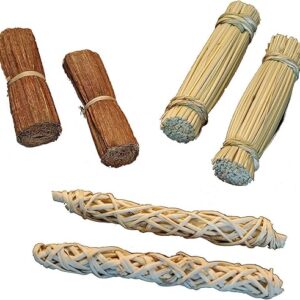 Super Bird Creations SB461 6 Pack – Natural Chews Bird Foot Toy Medium, Toy for Parrots, Parakeets, Cockatiels, Conures, Quakers, Pionus – …