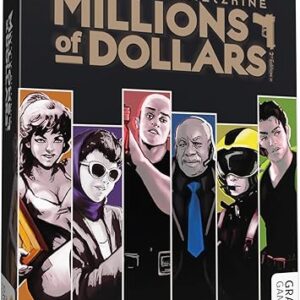 Millions of Dollars (2nd Edition) Board Game – A Cutthroat Bluffing and Negotiation Game, Strategy Game for Kids & Adults, Ages 14+, 3-9 Pl…