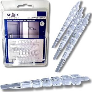Tweekers Invisible Leveling Shims, Ideal for Contractors – Breakaway Spacers for Cabinet, Door, Trim, and Tile Installation – Clear, Stacka…