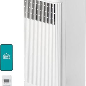 Midea 8,500 BTU ASHRAE (5,000 BTU SACC) Portable Air Conditioner, Smart Control, Cools up to 150 Sq. Ft., with Dehumidifier & Fan mode, Eas…