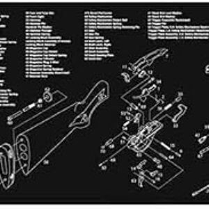 TekMat Original 12″ x 36″ – 1/8″ Thick Oil Resistant Non-Slip Waterproof Scratchproof Washable Rifle Maintenance & Cleaning Mat for use wit…