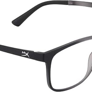 HyperX Spectre React – Gaming Eyewear, Blue Light Blocking Glasses, UV Protection, Ultem Frame, Crystal Clear Lenses, Microfiber Bag, Hard …