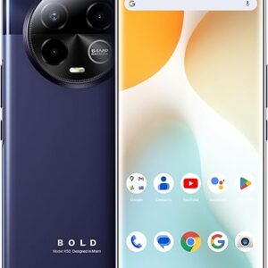 Bold K50 | 5G| 2024 | 3-Day Battery | Unlocked | 6.7” FHD+ 3D AMOLED | 256/8GB | Triple 64MP Camera | US Version | US Warranty | Purple