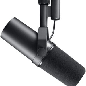 Shure SM7B Microphone – Vocal Dynamic Studio Mic for Broadcast, Podcast, Recording, Gaming & Streaming, XLR, Rugged Construction, Detachabl…