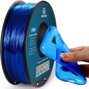 Geeetech TPU Filament 1.75mm, Shore 95A Flexible 3D Printer Filament with High Elasticity, 1KG (2.2lbs) Spool, Dimensional Accuracy ±0.03mm…