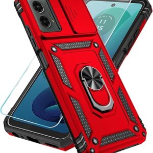 SunStory Moto G 5G 2024 Case with HD Protector